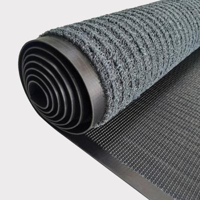 China Reversible Indoor Outdoor Door Floor Mat Super Absorb Strip Backing Mat for sale