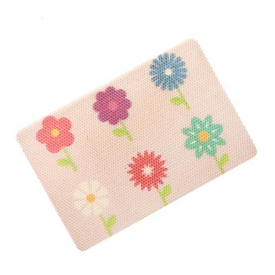 China Custom Printed Washable Antifatigue Entrance 3d Elastic Door Mat for sale