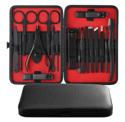 China Portable Hot Sale Latest Design Manicure Pedicure Set Personal Care 18pcs Nail Clipper Tools Set for sale