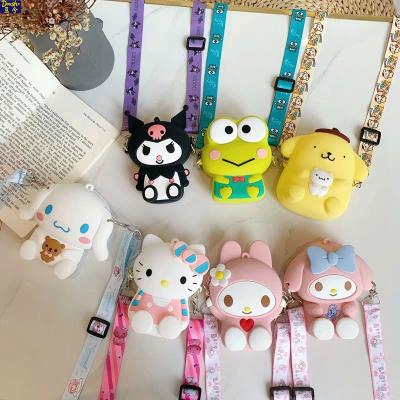 China Hot Selling Cute Durable Children Fashion Animals Mini Cartoon Silicone Coin Purse Single Shoulder Bag for sale