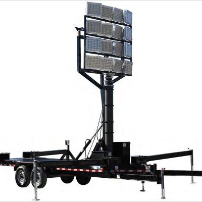 China Sports Stadiums LED Industrial Light 1500 Watt LED Tower Crane Light LED Tower Industrial Operating Moving Light With Generator for sale