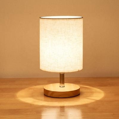 China Modern Solid Wood Table Lamp Night Light Birthday Gift Led Bedroom Bedside Solid Wood Modern Minimalist Ideas for sale