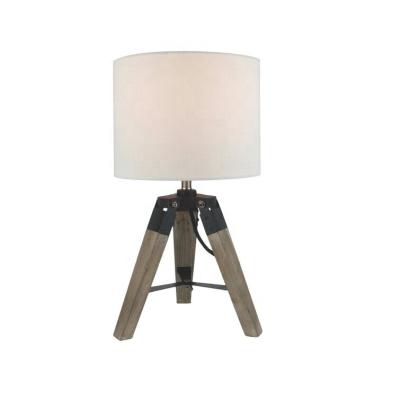 China Wholesale Modern Vintage Antique Luxury Decorative Hotel Wooden Tripod Table Lamp for sale