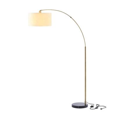 China Modern Design Stainless Steel Lamp Office Home Decor Lamp Living Room Sofa Adjustable Fishing Standing Floor Lamp for sale