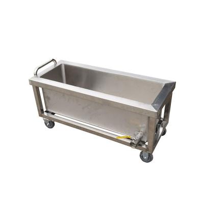 China Sustainable Professional Mobile Restaurant Stainless Steel Dipping Tank for sale