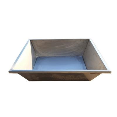 China Hotel Multifunctional Restaurant Rectangular Stainless Steel Tray Fish Basin for sale