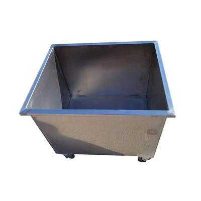 China Stored Food Grade Stainless Steel Movable Square Water Storage Tanks for sale