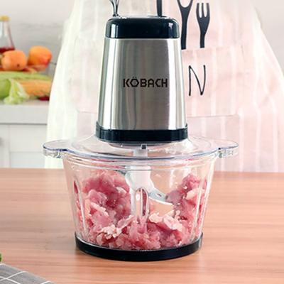 China Easy Operate KOBACH Food Processor Meat Slicer Meat Grinder Electric Commercial Stainless Steel Chopper For Fruits Meat Nuts for sale