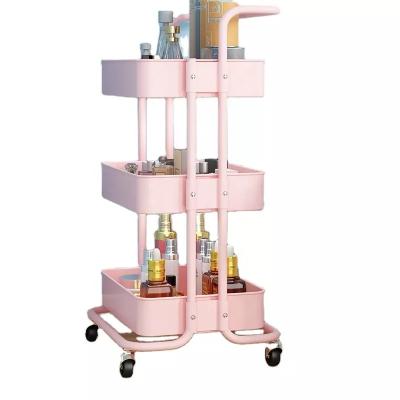 China Modern Beauty Tools Collect Multifunctional Salon Trolley SPA Trolley Organizer Manicure Cart Storage Racks for sale