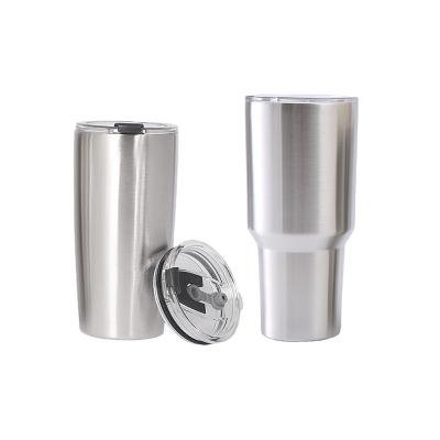 China 20oz 30oz Curve Curve Tumbler Double Wall Insulation Viable Stainless Lid Slide Stainless Regular Stainless Modern Tumbler for sale