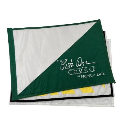 China Custom Nylon Hotel and Resort Polyester Cotton Golf Pin Flag Golf Hole Flag Golf Banner for sale