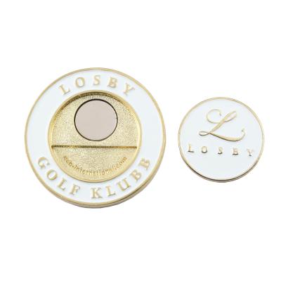 China Wholesale Custom Zinc Alloy/Iron Magnetic Golf Marker Coin for sale