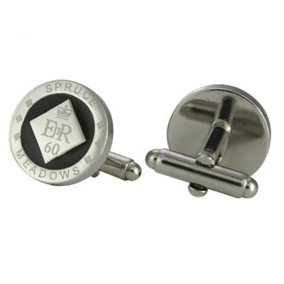 China Brass silver cufflinks, OEM cufflink, metal cufflink for sale