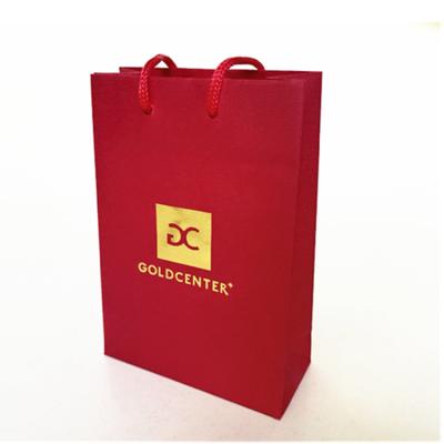 China Competitive Price Recyclable Wholesale Custom Logo Paper Bag Packaging for sale