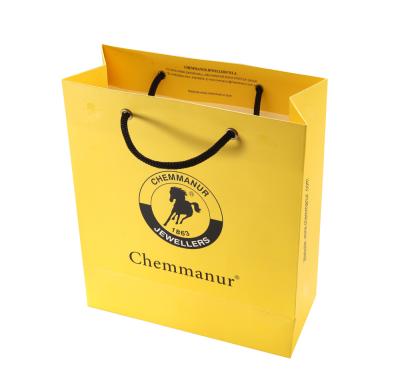 China High Quality Recyclable Craft Shopping Bag Gift Packaging Paper Bag With Handle for sale