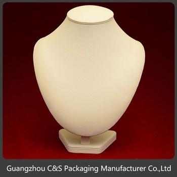 China Hot Good Quality MDF/PU/Velvet OEM Design Beautiful Round Jewelry Display Glass Showcase for sale