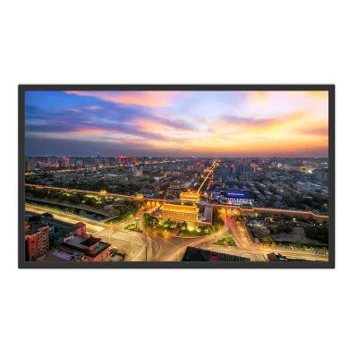 China 4K Wall Mounted LCD Wall Screen Wall Ultra Thin HD Screen Advertising Machine for sale