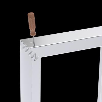 Κίνα 3Full Tenon πλαισίων επίδειξης των μισών Mortise οδηγήσεων φως χάλυβα επάνω στο κιβώτιο πλαισίων προς πώληση