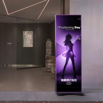 China HD Shopping Mall LED poster Commercial Publicity 3840Hz Indoor Usage Advertising Poster LED Display for sale