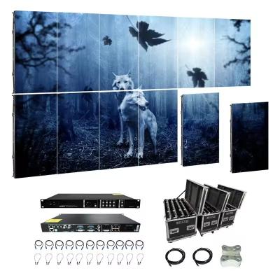 China P3.91 Display LED de venda a quente P3.91 P4.81 Ecrã LED de aluguer ao ar livre Ecrã LED de parede de vídeo de fundo de palco à venda