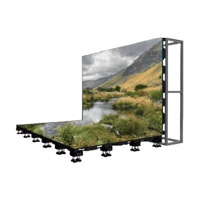 China Cheap Portable Full Color Dance Floor Screen Non Slip Floor Tiles For Wedding Events en venta