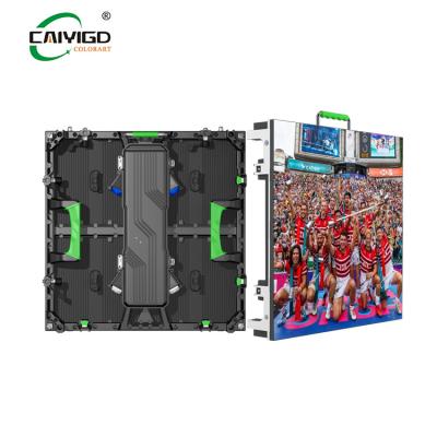 China Pantalla LED de alquiler al aire libre Panel de pared de video Indoor p3.91 p4.81 Pantalla LED de escenario para publicidad en venta