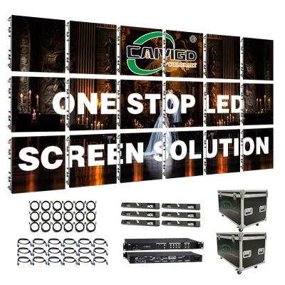 China P1.25 P2 P3.91 Interior LED Wall Panel Screen P4 P5 Outdoor Advertising LED Video Screen Display Pantalla for Wedding for sale