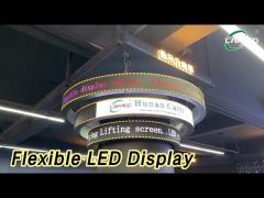 Curved Soft Flexible LED Display Panel Lightweight Thin For Indoor