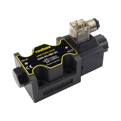 China DSG03-2B2 Solenoid Valve 1/4 120L/Min Solenoid Valve Normally Open AC220V Hydraulic Solenoid Directional Valve for sale