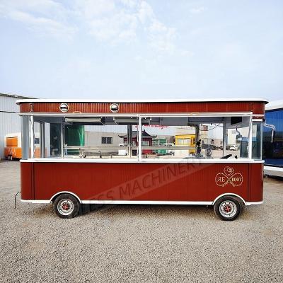 China Europese standaard burger van catering trailer voor mobiele pizza concessie in Europa Te koop