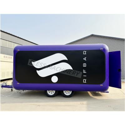 China Vintage Electric Pizza Drive Mobile Food Truck Trailer Fully Equipped for Fruit in USA for sale