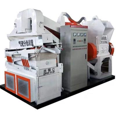 China 3500KG Weight Copper Wire/Cable Granulating Machine 99.99% Recycling Ratio Guaranteed for sale