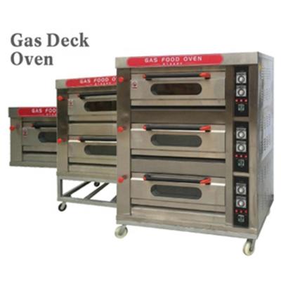 China 2 Trays Stainless Steel Gas/Electric Deck Oven for Domestic Village Active Demand for sale