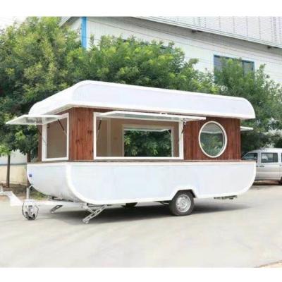 China Printing Shops' Best Investment 220V/380V Voltage Roulotte Traile Street Food Trucks for sale