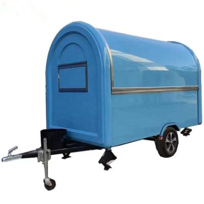 China 1000KG Mobile Coffee Shop Ice Cream Van Truck Food Cart BBQ Foodtruck Concession Trailer Kitchen Food Truck Sale California Easy for sale