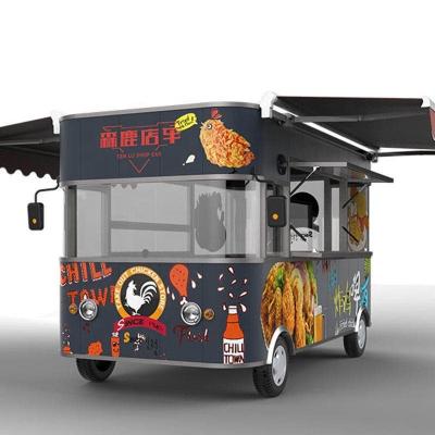 China Vegetable Raw Material 2022 Electric Tricycle Food Truck for Bakery Applications for sale