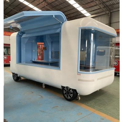 China Manufacturing Plant Professional Stainless Steel Food Trailer with Customized Design for sale