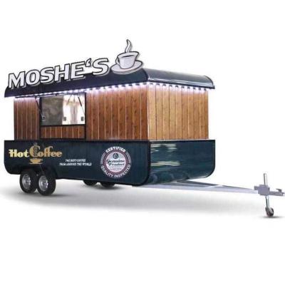 China Design Silver Snack Food Trailer for Fast Food Kiosk Sale in USA Silver Design for sale