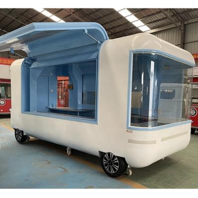 China Fully Equipped Mobile Kitchen Hotdog BBQ Food Trailers for US Standard Equipment for sale