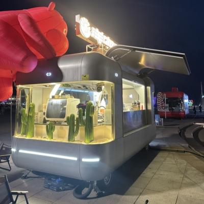 China Camión de comida rápida de helados al aire libre con cocina personalizada 110V/220V en venta