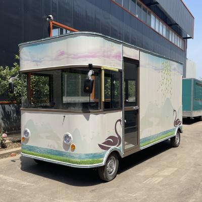 China Electric Mobile Commodity Retail Flowers Plants Bonsai Shop Truck Trailer for Winery for sale