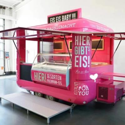 China Carrito de perritos calientes helados cerveza bar y refrescos camión de comida móvil 600KG a 1400KG en venta