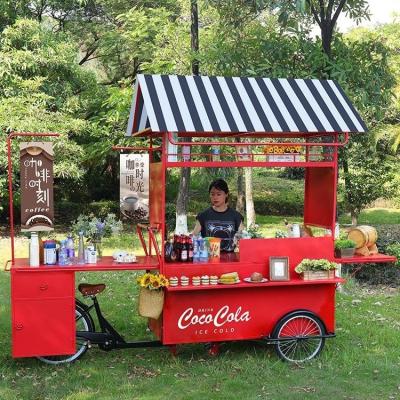 China Multi-function Coffee Carts Food Trailer Mobile Food Cart Ice Cream Mini Food Truck for sale