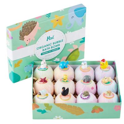 China Essential Oils Promote Wellness in Your Bath Bath Bomb Gift Set Kids Bath Bombs with Surprise Toys Bath Ball with Organic Essential Oil for sale