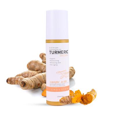 China Wholesale Private Label Face Natural Organic Body Whitening Turmeric Emulsion Lotion for sale