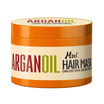 China Hair-Repairing Private Label Argan Oil Hair Mask Natural Organic - Moroccan Split End Moisturizer for sale