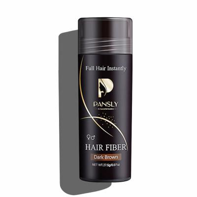 China Color-Protection Wholesale Hair Loss Treatment Professional Dark Brown Hair Building Pure Natural Fibers for sale