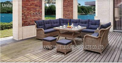 China Luxury Backyard Outdoor Wicker Sofa Sets / Conversation Set Patio Furniture For Seating for sale