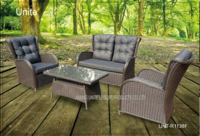 China 4 Piece Backyard Patio Set , Outdoor Garden Furniture Table And Chairs for sale