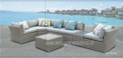 China Luxury Fashion Patio Rattan Outdoor Sofa L Shaped Couch For Garden / Pool / Hotel for sale